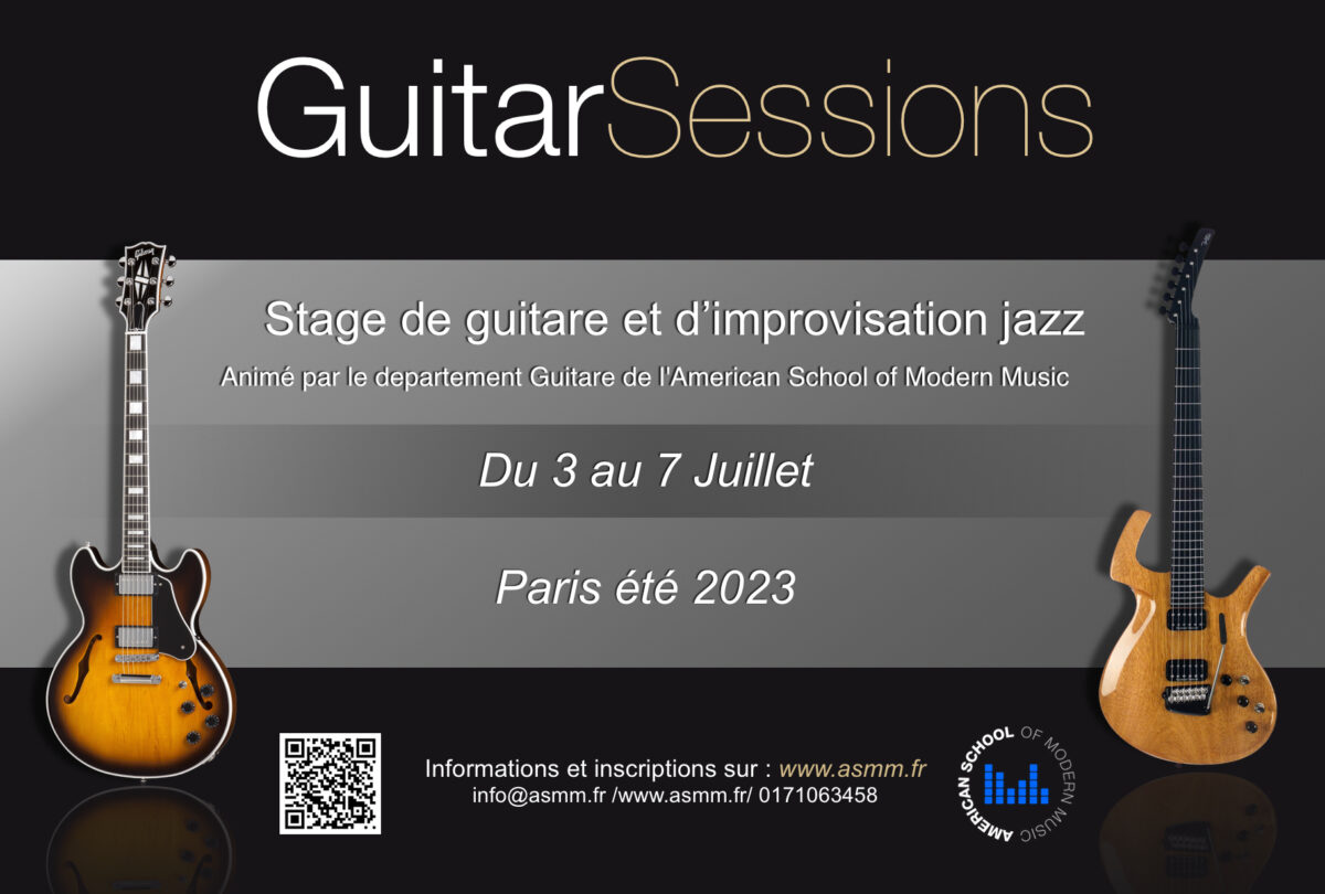 Stage GuitarSessions de l'American School of Modern Music